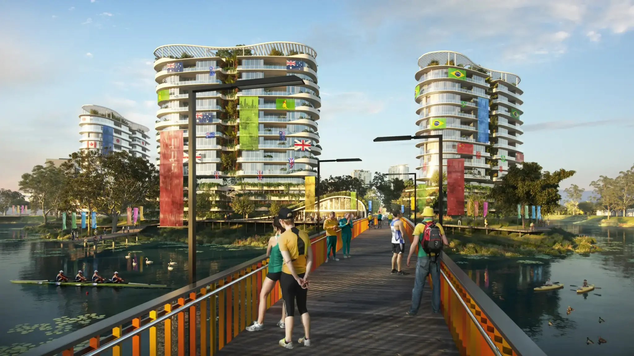 Gold Coast Athlete Village, Artist Impression