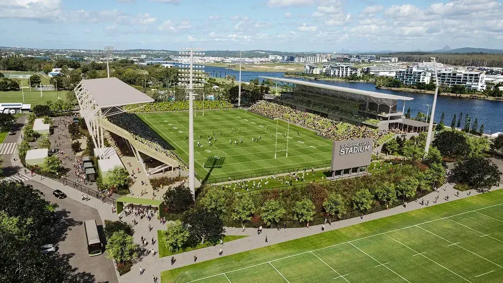 Sunshine Coast Stadium, Artist Impression